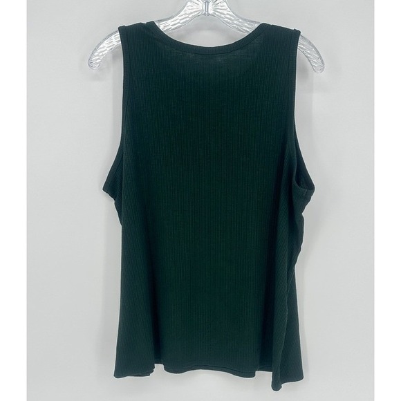 Old Navy Luxe Ribbed Tank Top Dark Green XL Sleeveless - Picture 6 of 8